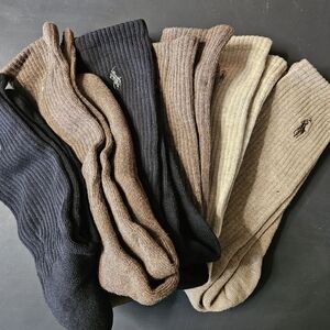 POLO RALPH LAUREN Crew Socks, 6 Pair Pack